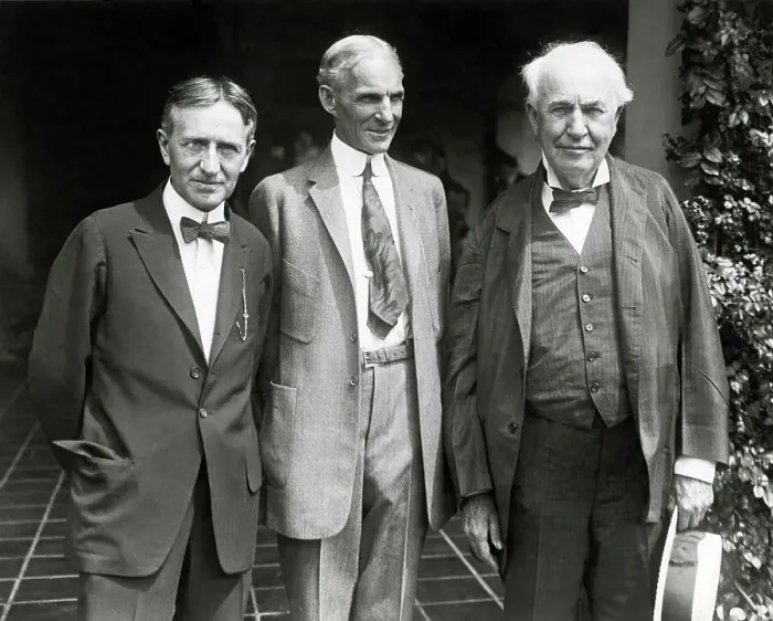 Framed Print : Thomas Edison, Henry Ford and Harvery S. Firestone Framed Print : Thomas Edison, Henry Ford and Harvery S. Firestone