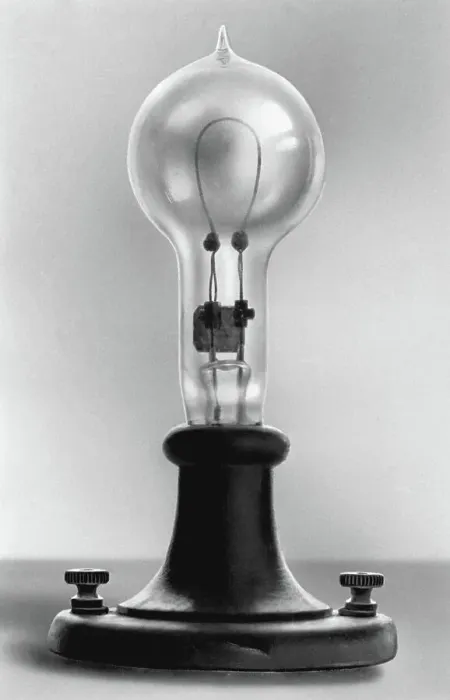 Framed Print : Thomas Edison's Electric Lamp Framed Print : Thomas Edison's Electric Lamp