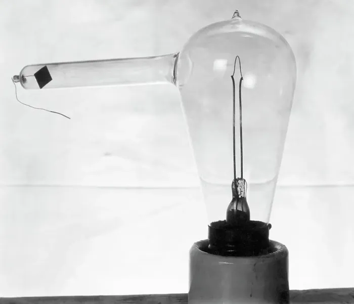 Framed Print : Thomas Edison's Vacuum Tube Framed Print : Thomas Edison's Vacuum Tube