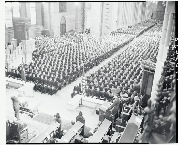 Framed Print : Thomas L. Gatch Addressing Crowd Framed Print : Thomas L. Gatch Addressing Crowd