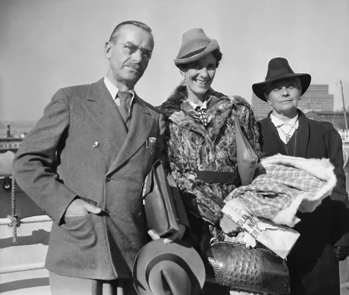 Framed Print : Thomas Mann and Family Framed Print : Thomas Mann and Family