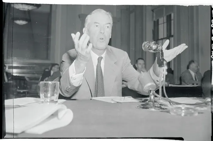 Framed Print : Thomas Murray Testifying Before a Senate Subcommittee Framed Print : Thomas Murray Testifying Before a Senate Subcommittee