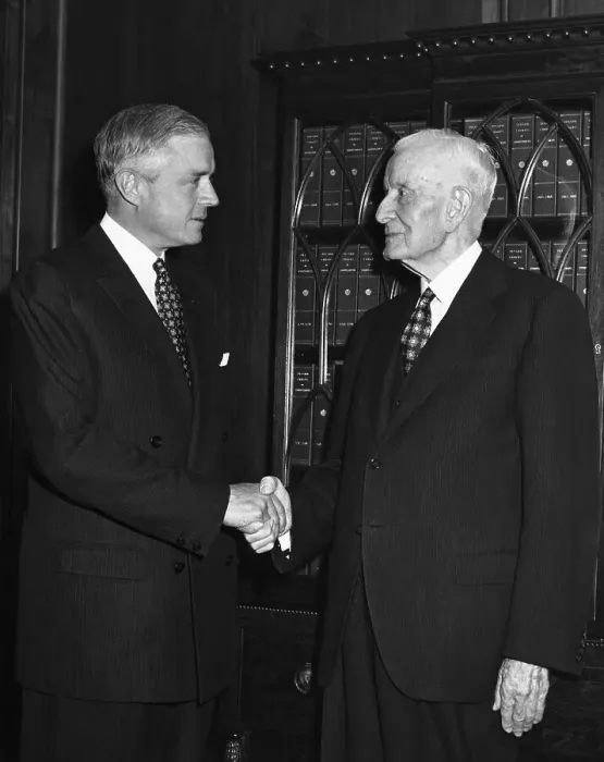 Framed Print : Thomas Watson Jr. and Sr. of International Business Machines Framed Print : Thomas Watson Jr. and Sr. of International Business Machines