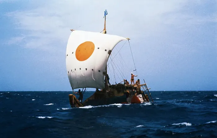 Framed Print : Thor Heyerdahl's Ra II Puts to Sea Framed Print : Thor Heyerdahl's Ra II Puts to Sea