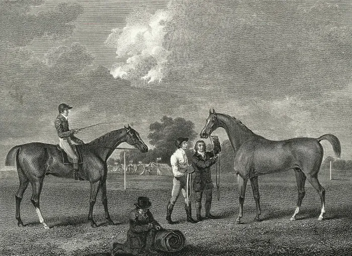 Framed Print : Thoroughbreds Eclipse & Shakespear