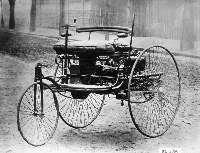 Framed Print : Three-Wheeled Benz Motorwagen Framed Print : Three-Wheeled Benz Motorwagen