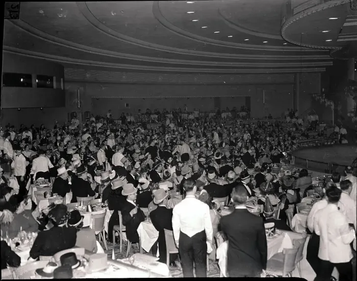 Framed Print : Throng at Theater on New Years Day Framed Print : Throng at Theater on New Years Day