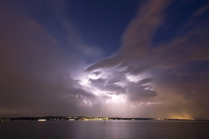 Framed Print : Thunderstorm and evening light on Lake Constance, Lake Constanz, Baden-Wurttemberg, Germany Framed Print : Thunderstorm and evening light on Lake Constance, Lake Constanz, Baden-Wurttemberg, Germany
