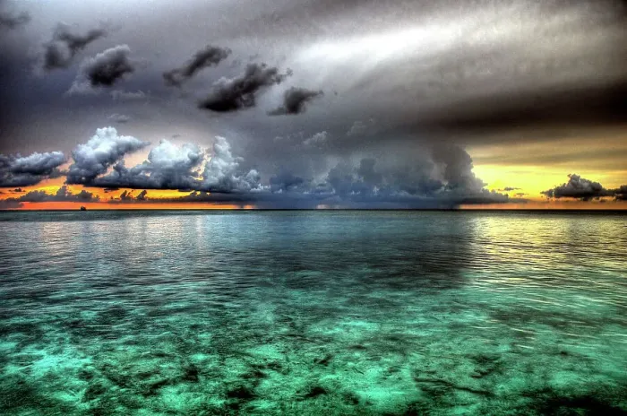 Framed Print : Thunderstorm in paradise Framed Print : Thunderstorm in paradise