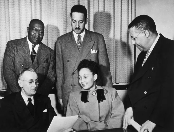 Framed Print : Thurgood Marshall W / Ada Lois Sipuel Framed Print : Thurgood Marshall W / Ada Lois Sipuel