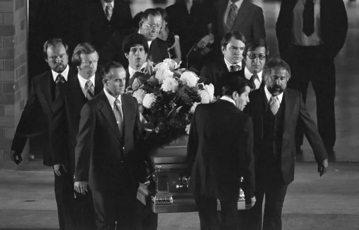 Framed Print : Thurman Munson's Memorial Service Framed Print : Thurman Munson's Memorial Service
