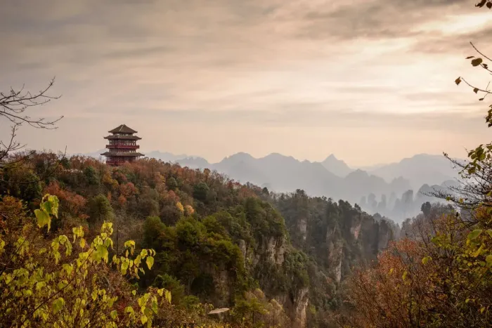 Framed Print : Tianzishan temple Framed Print : Tianzishan temple