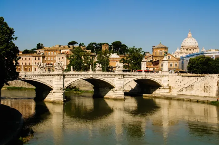 Framed Print : The Tiber River Framed Print : The Tiber River