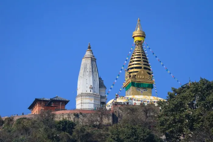 Framed Print : Tibetan Buddhist Swayambhunath Temple Kathmandu Framed Print : Tibetan Buddhist Swayambhunath Temple Kathmandu