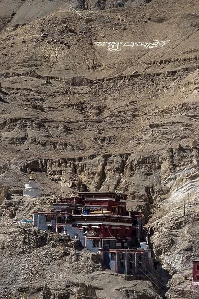 Tibetan temple on the hill