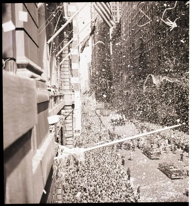 Framed Print : Ticker Tape Parade for General Douglas MacArthur Framed Print : Ticker Tape Parade for General Douglas MacArthur