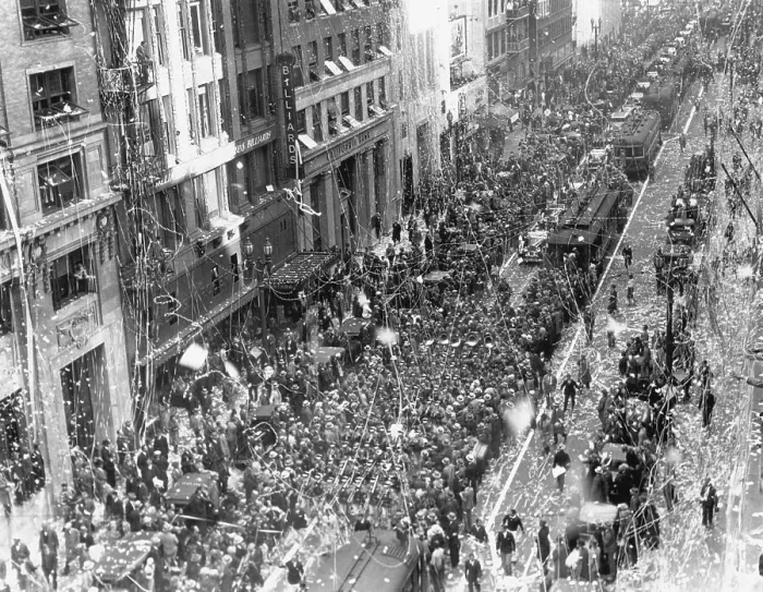 Framed Print : Ticker Tape Parade in Los Angeles Framed Print : Ticker Tape Parade in Los Angeles