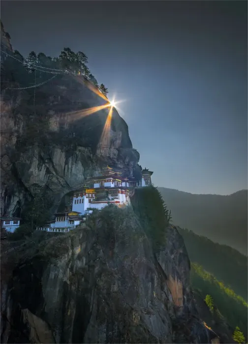 Framed Print : Tigers nest, Kingdom of Bhutan, Eastern Himalayas