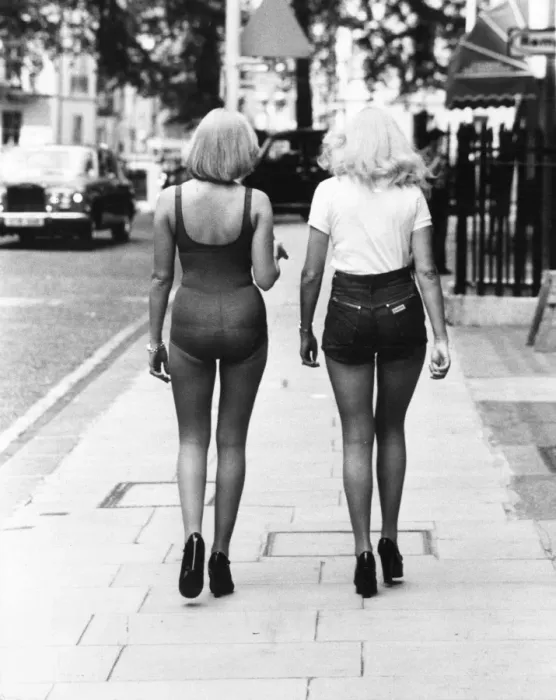 Framed Print : Tights and Shorts 70s Style Framed Print : Tights and Shorts 70s Style
