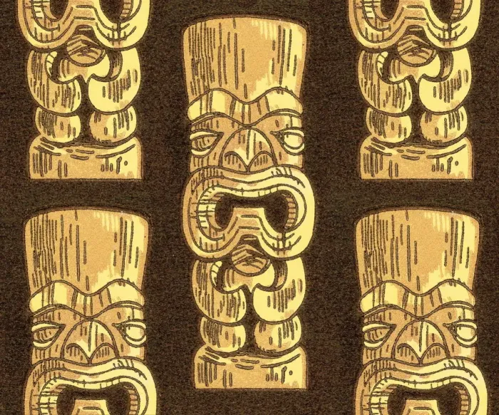 Framed Print : Tiki totem Framed Print : Tiki totem