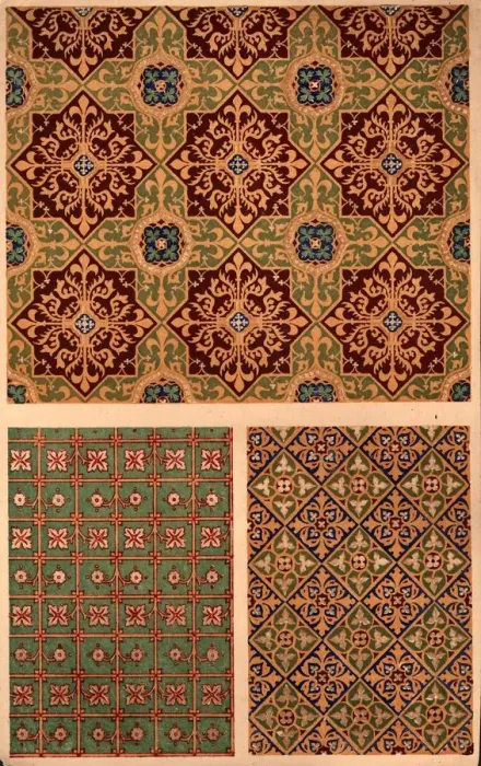 Framed Print : Tile Designs