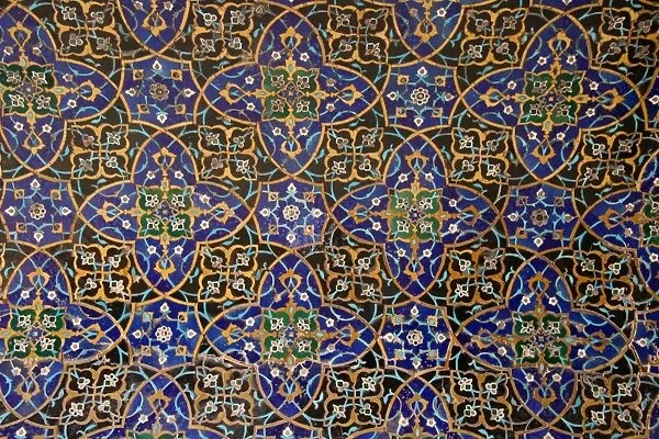 Tilework of the Jameh Mosque, Esfahan