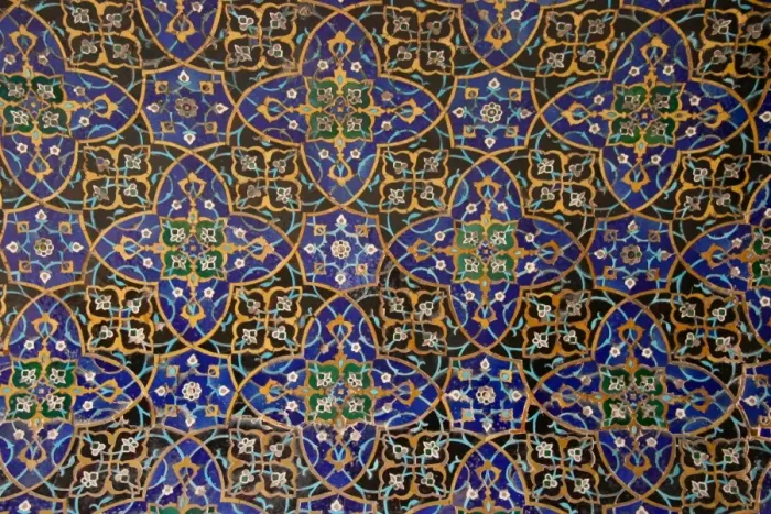Framed Print : Tilework of the Jameh Mosque, Esfahan Framed Print : Tilework of the Jameh Mosque, Esfahan