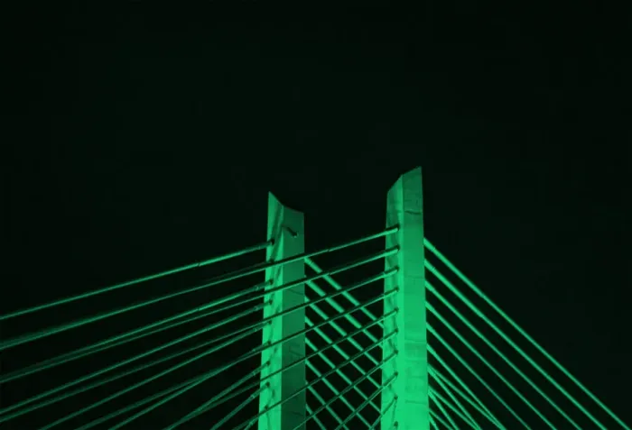 Framed Print : Tilikum Crossing Bridge at Night Framed Print : Tilikum Crossing Bridge at Night