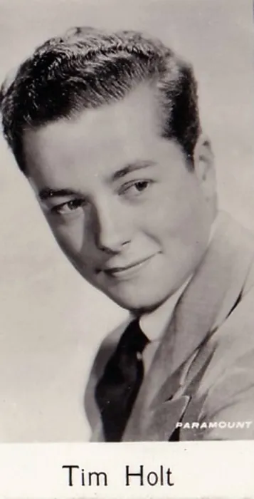 Framed Print : Tim Holt, Film Stars series, collectible C T Bridgewater cigarette card, 1940