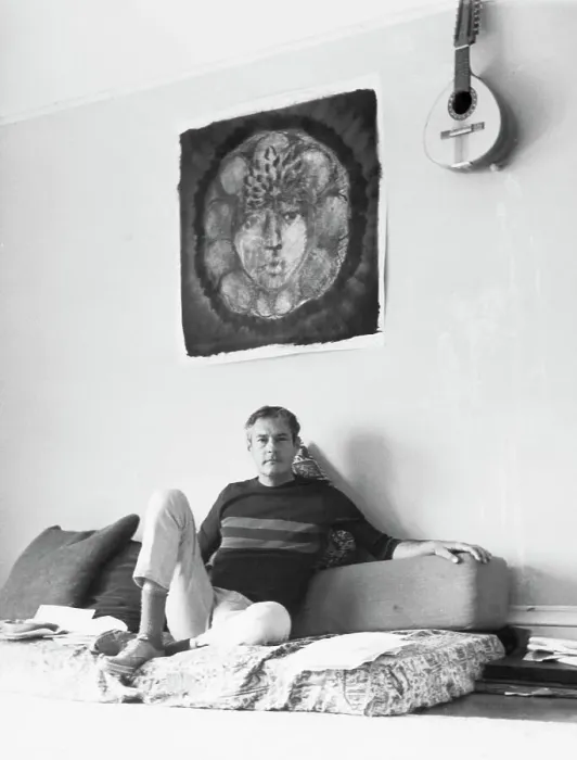 Framed Print : Tim Leary Seated Framed Print : Tim Leary Seated