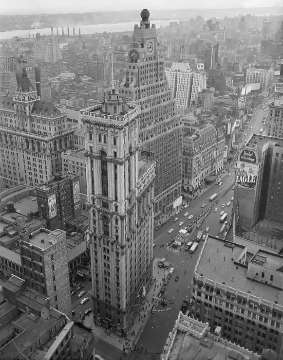 Framed Print : Over Times Square Framed Print : Over Times Square