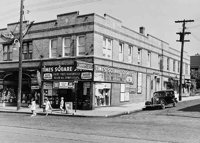 Framed Print : Times Square Stores in Port Richmond, Staten Island Framed Print : Times Square Stores in Port Richmond, Staten Island