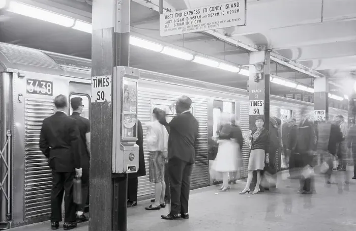 Framed Print : Times Square Subway Station