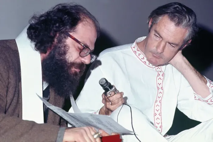 Framed Print : Timothy Leary and Allen Ginsberg