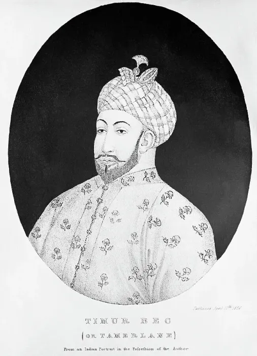 Framed Print : Timur Beg Or Tamerlane / Portrait / Indian Framed Print : Timur Beg Or Tamerlane / Portrait / Indian