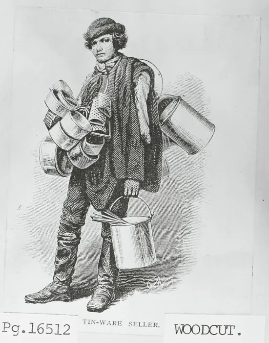 Framed Print : Tin Salesman Framed Print : Tin Salesman