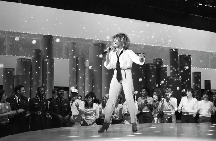Framed Print : Tina Turner Performs On A TV Show Framed Print : Tina Turner Performs On A TV Show