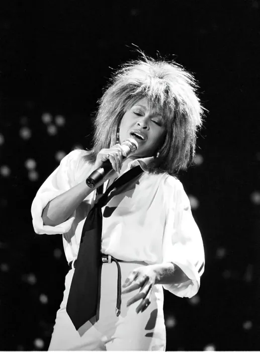 Framed Print : Tina Turner Performs On A TV Show Framed Print : Tina Turner Performs On A TV Show