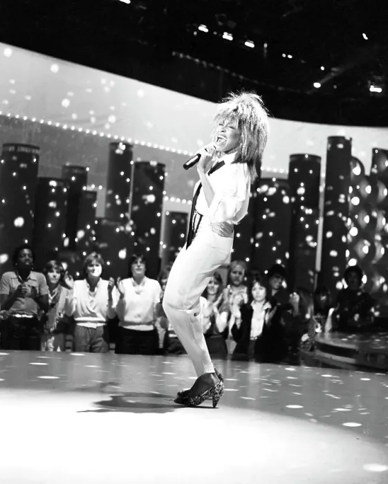 Framed Print : Tina Turner Performs On A TV Show Framed Print : Tina Turner Performs On A TV Show