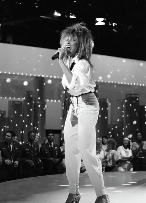 Framed Print : Tina Turner Performs On A TV Show Framed Print : Tina Turner Performs On A TV Show