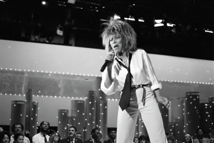 Framed Print : Tina Turner Performs On A TV Show Framed Print : Tina Turner Performs On A TV Show