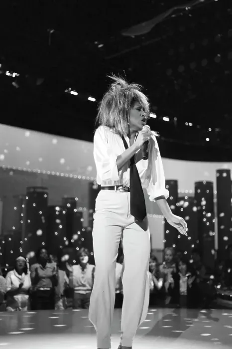 Framed Print : Tina Turner Performs On A TV Show Framed Print : Tina Turner Performs On A TV Show