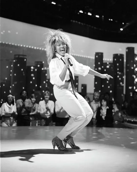 Framed Print : Tina Turner Performs On A TV Show Framed Print : Tina Turner Performs On A TV Show