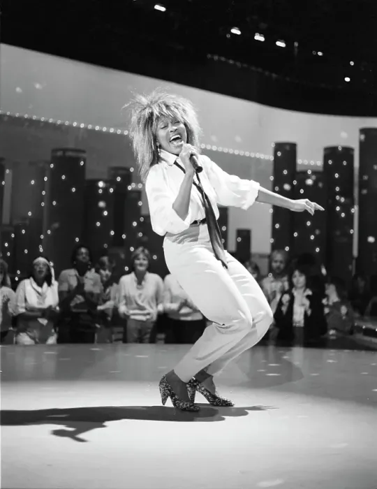 Framed Print : Tina Turner Performs On A TV Show Framed Print : Tina Turner Performs On A TV Show