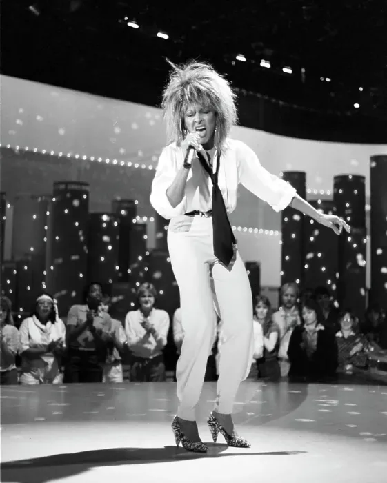 Framed Print : Tina Turner Performs On A TV Show Framed Print : Tina Turner Performs On A TV Show