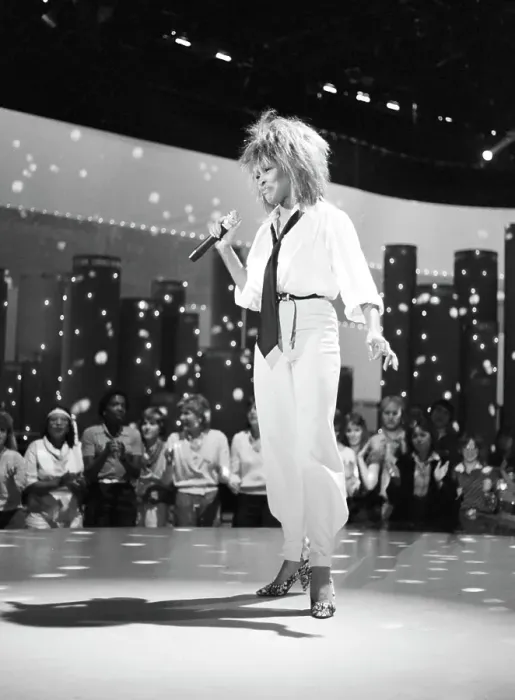 Framed Print : Tina Turner Performs On A TV Show Framed Print : Tina Turner Performs On A TV Show
