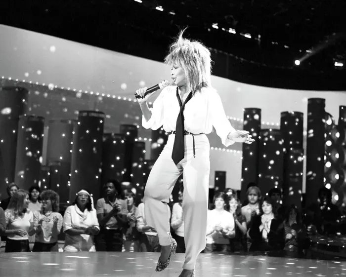 Framed Print : Tina Turner Performs On A TV Show Framed Print : Tina Turner Performs On A TV Show