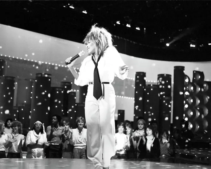 Framed Print : Tina Turner Performs On A TV Show Framed Print : Tina Turner Performs On A TV Show