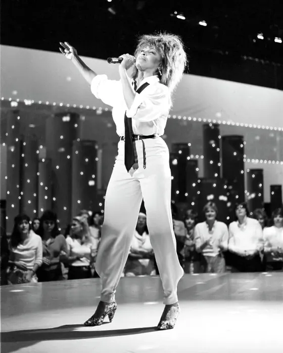Framed Print : Tina Turner Performs On A TV Show Framed Print : Tina Turner Performs On A TV Show