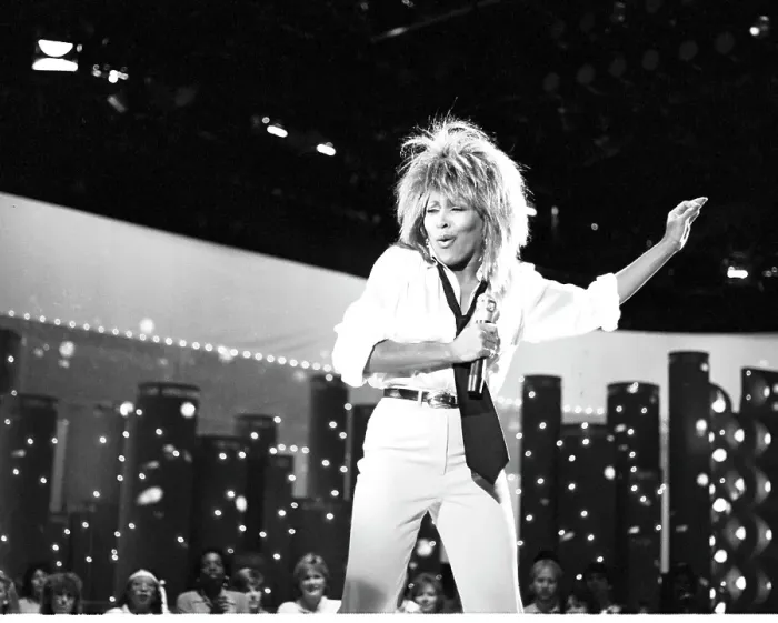 Framed Print : Tina Turner Performs On A TV Show Framed Print : Tina Turner Performs On A TV Show
